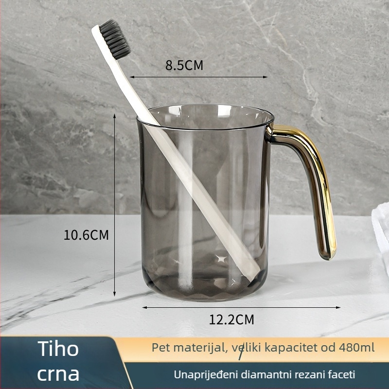 Ginmi Set čašica za četkicu i ispiranje usta za kućnu upotrebu, elegantan dizajn, 100 kom./kutija