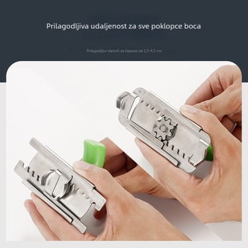 Nehrđajući čelik, višenamjenski otvarač za konzerve, čepove i boce