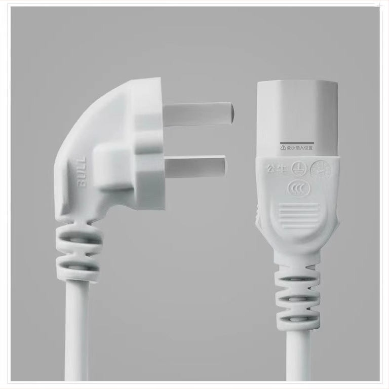 Kabel s tri utičnice za rižar i električno kuhalo – BULL, Novi nacionalni standard, napajni utikač