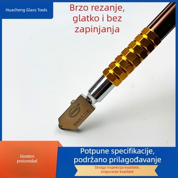 Stakleni rezač s multifunkcionalnom dijamantnom glavom za pločice i podove – kućni alat