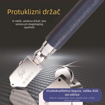 Nož za rezanje pločica i stakla s ručnim kružnim oštricom — Yanfeng AuHUN, mogućnost prilagodbe, elektroplatiranje, težina 0,07 kg