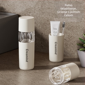 Taihe plastični putni set čašice za zube s otiskom logotipa, prilagodbom i privatnom markom
