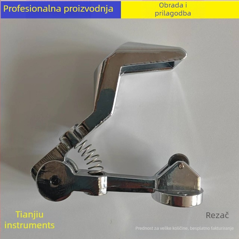 Laboratorijski rezač staklenih cijevi, kromirano od legure cinka