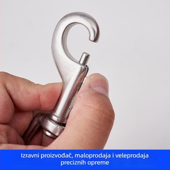 Nerđajući čelik jednosna kuka s jednim glavom – morska univerzalna kuka za ronjenje, kućne ljubimce i outdoor penjanje; Materijal: SS304/SS316; Marka: Huahai