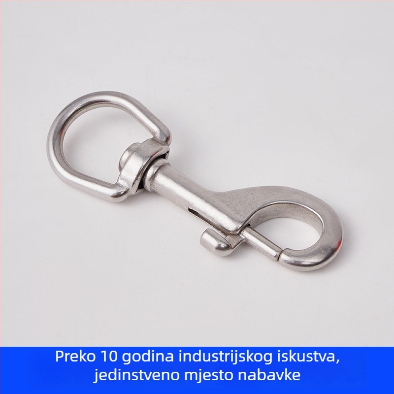 Nerđajući čelik jednosna kuka s jednim glavom – morska univerzalna kuka za ronjenje, kućne ljubimce i outdoor penjanje; Materijal: SS304/SS316; Marka: Huahai