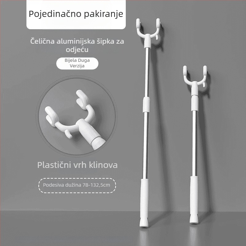 Produžna šipka za sušenje odjeće za balkon, kućna uporaba