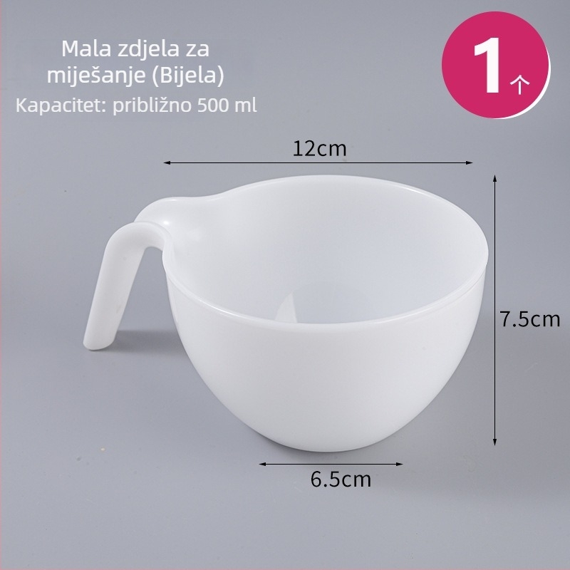 Plastična zdjela za miješanje s držačem – stackable, za ukrašavanje torti i miješanje