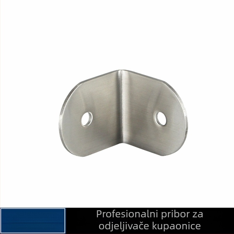 Kutni kod za pregrade javnog WC-a — 90° kutni spoj za ploče od drvenog laminata, moderan stil