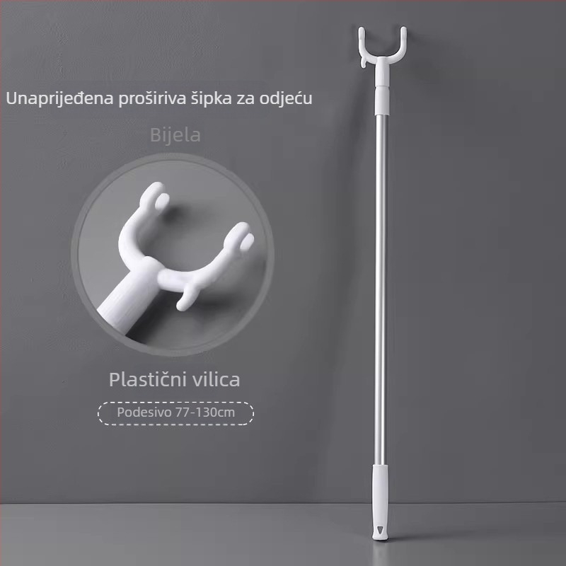 Držač za odjeću od metala, za sušenje na balkonu, Qizhong, moderni minimalistički stil