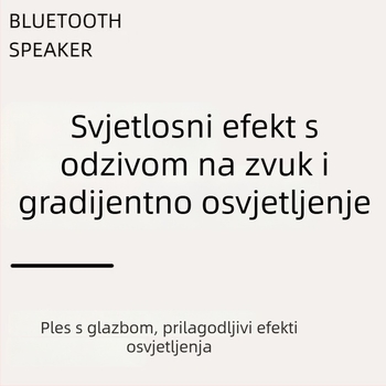 K12 Bežični Bluetooth Karaoke Zvučnik s Ugrađenim Mikrofonom — All-in-One Kućni KTV Sustav, 1 Zvučnik, 3W, Bluetooth 5.0, 20 Hz–20 kHz, SNR ≥70 dB