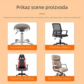 Univerzalni kotači za okret stolice, kotači za uredsku stolicu, tihe kotačiće za računalo