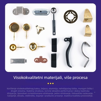 Listovite metalne dijelovi štancanja — materijali: nehrđajući čelik, bakar, željezo, aluminij, galvanizirani lim; obradba: metalno oblikovanje; prilagodljivo prema zahtjevima kupca; šifra proizvoda TW-006; marka Taiwei