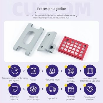 Listovite metalne dijelovi štancanja — materijali: nehrđajući čelik, bakar, željezo, aluminij, galvanizirani lim; obradba: metalno oblikovanje; prilagodljivo prema zahtjevima kupca; šifra proizvoda TW-006; marka Taiwei