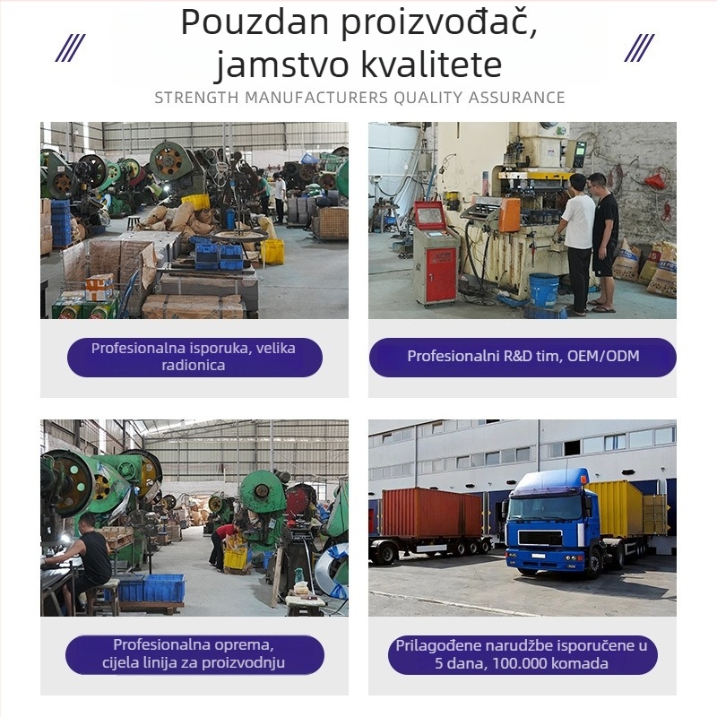 Listovite metalne dijelovi štancanja — materijali: nehrđajući čelik, bakar, željezo, aluminij, galvanizirani lim; obradba: metalno oblikovanje; prilagodljivo prema zahtjevima kupca; šifra proizvoda TW-006; marka Taiwei