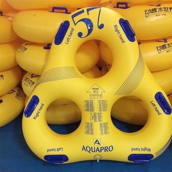 Napuhani Hydroslide za 3 osobe, prsten za vodne skije i raft za više osoba PVC