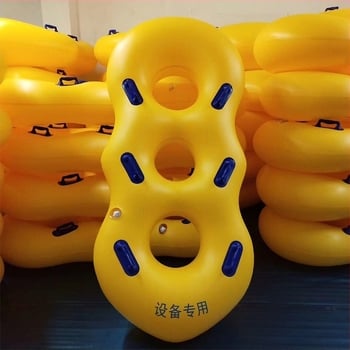 Napuhani Hydroslide za 3 osobe, prsten za vodne skije i raft za više osoba PVC