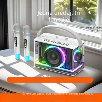Bluetooth zvučni sustav s 3 zvučnika, ugrađena baterija, 30W, Bluetooth 5.3, frekvencijski raspon 100 Hz–20 kHz