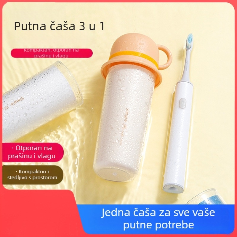 Leban putni 3-u-1 set za pljuvačicu i čašu za četkicu – plastika, bez logotipa, nije uvozena