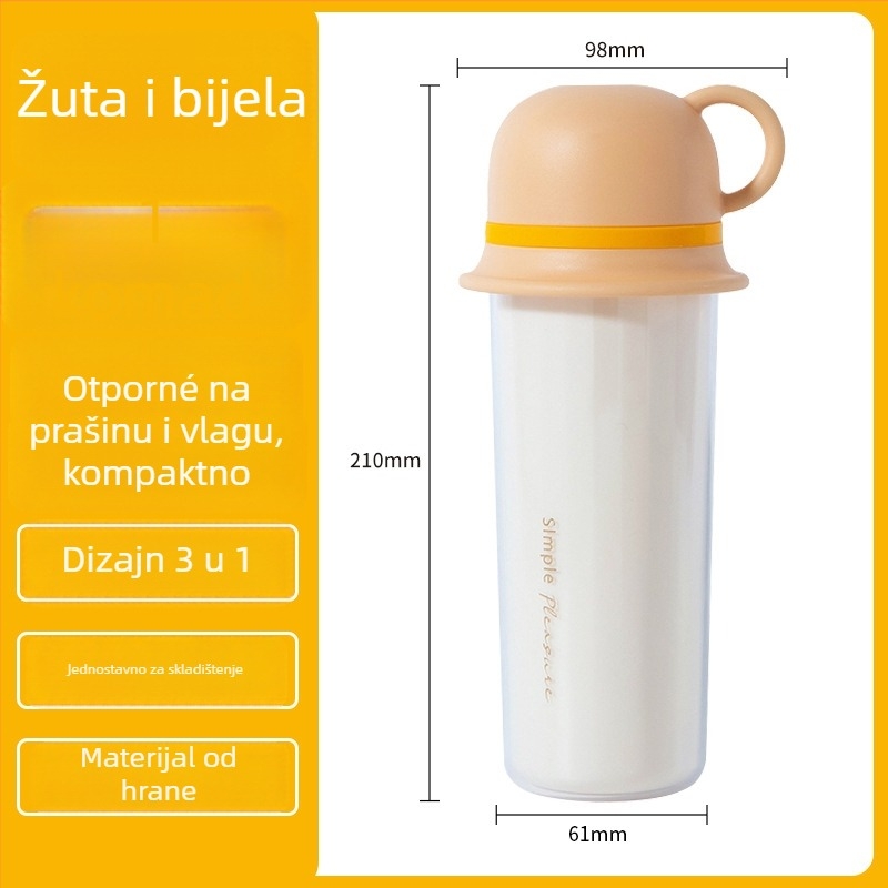 Leban putni 3-u-1 set za pljuvačicu i čašu za četkicu – plastika, bez logotipa, nije uvozena
