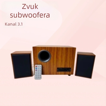 Ft-3903 2.1-kanalni stolni PC zvučni sustav s USB-om, Bluetoothom, MP3 reprodukcijom, drveno kućište