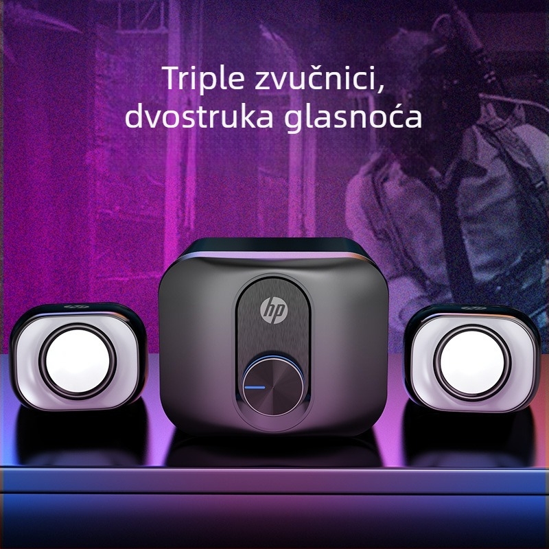 DHS-2111S Desktop USB PC Zvučnici 2.1 s 3D Surround