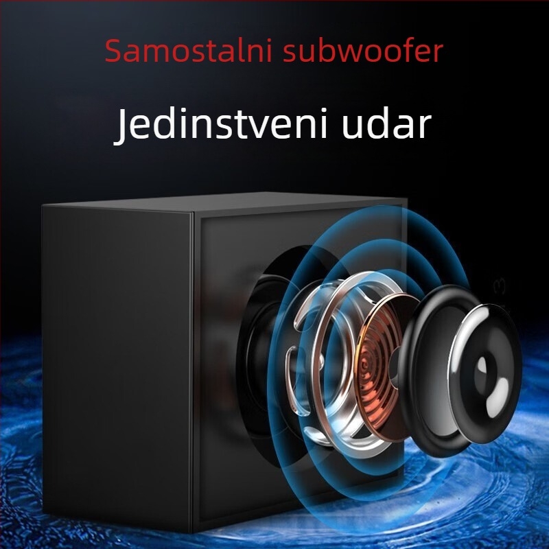 Pasivni subwoofer za 2.1-kanalni sustav sa Bluetoothom, MP3 reprodukcijom, podrška TF kartici