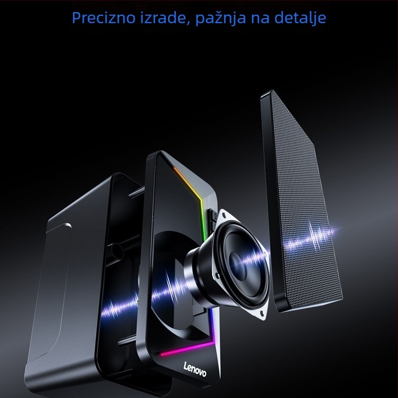 USB stolni zvučni set - 2.0 stereo, 100 Hz–20 kHz, SNR ≥70 dB, IPX6 vodootporan