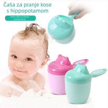 Tired PP plastična žličica za kupanje za bebe s dugom drškom – bez logotipa, bez prilagodbe