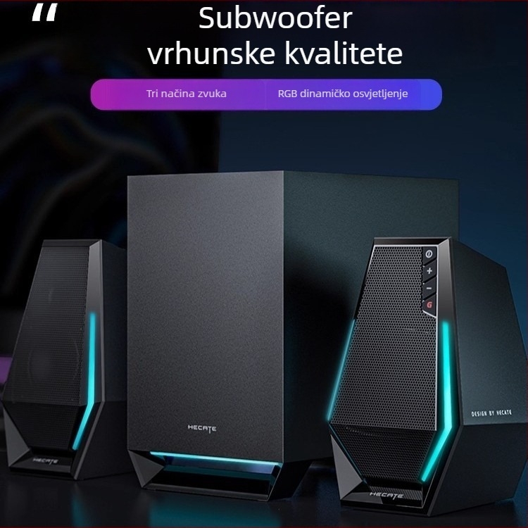 Edifier G1500max 2.1-kanalni Bluetooth stolni zvučnik gaming bass, 1 godina jamstva