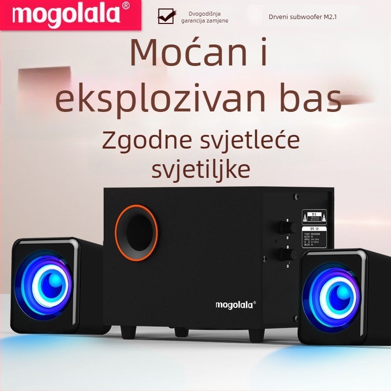 Q9 2.1 računalski zvučnik sa subwooferom, Bluetooth, USB napajanje, MP3 reprodukcija, 3D surround zvuk