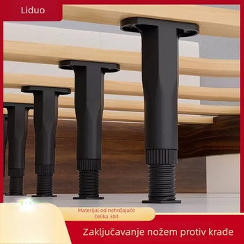 Noge za okvir kreveta, Liduo model 088, plastika, moderan minimalistički stil