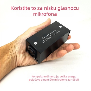 CL10 dinamičko mikrofon pretpojačalo – profesionalna pozornica i snimanje, pojačanje 28 dB