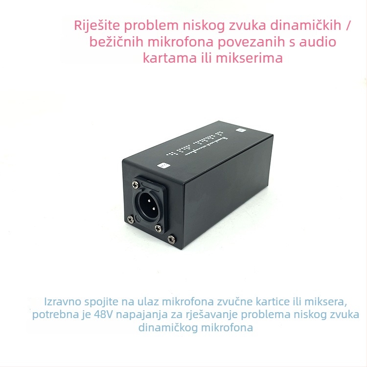 CL10 dinamičko mikrofon pretpojačalo – profesionalna pozornica i snimanje, pojačanje 28 dB