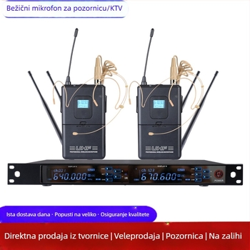 Bežični KTV mikrofon s protiv povratne veze, model 8100, SNR ≥95 dB, za karaoke i nastupe