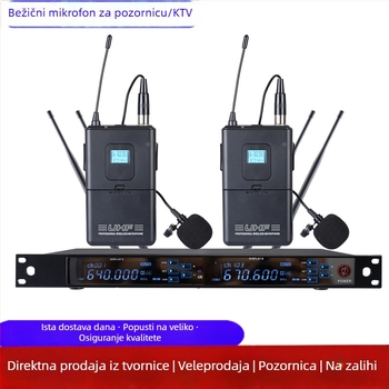 Bežični KTV mikrofon s protiv povratne veze, model 8100, SNR ≥95 dB, za karaoke i nastupe