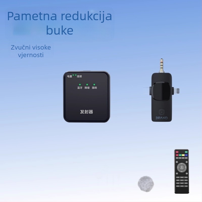 R31 mikrofón sa zvučnom kartom za live streaming, vanjsko smanjenje buke, snimanje videa, za mobilne telefone i računala