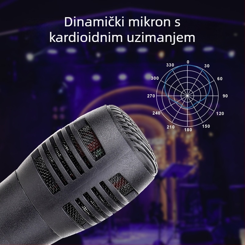 Fugue plastični žični mikrofon – OEM podrška, CE i RoHS certifikat