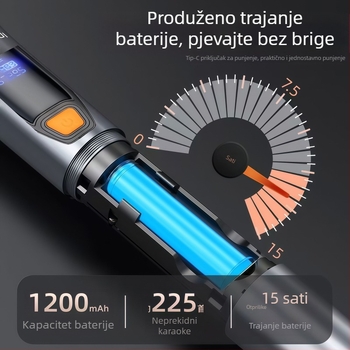 Govornički zvučnik s integriranim mikrofonom | Q11, za KTV, pozornicu i djecu | Bluetooth 2.1, SNR ≥70 dB, bez ugrađene baterije
