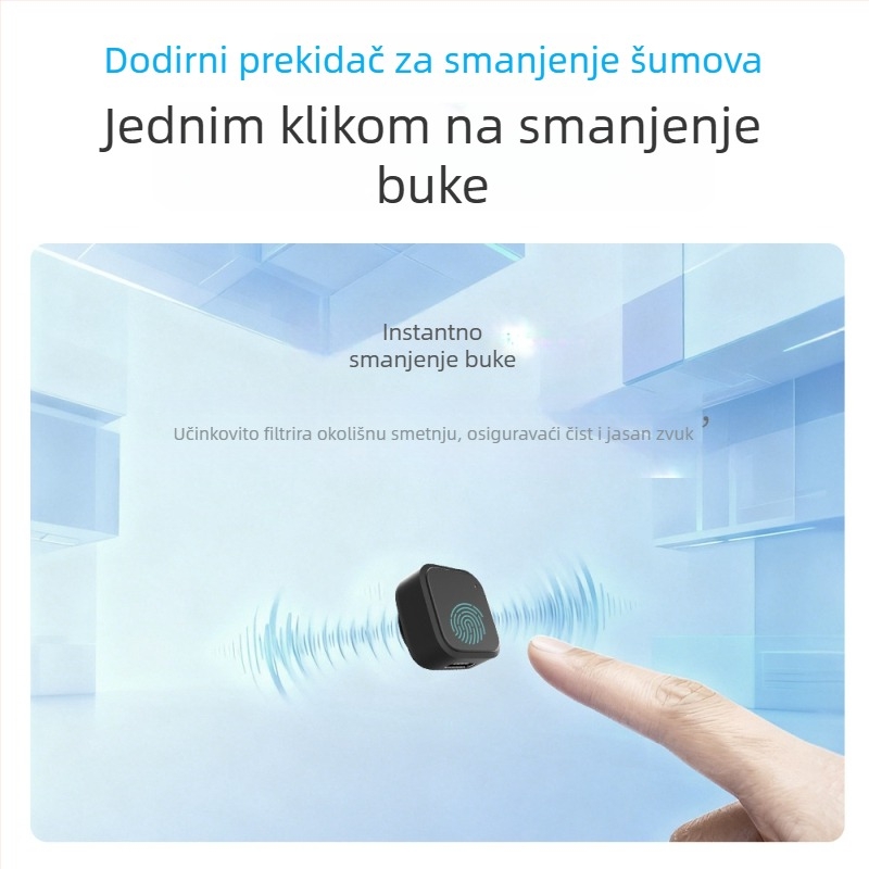 Lavalier mikrofon s proširivim gimbalom za DJI Pocket3 – eliminacija šuma, frekvencijski odziv 20Hz–20kHz, SNR ≥70dB