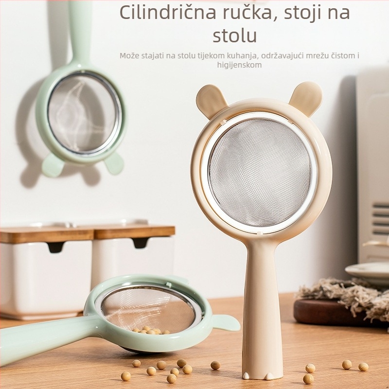 Sito za brašno od 304 nehrđajućeg čelika – kuhinjsko sito za pečenje, moderan minimalistički dizajn