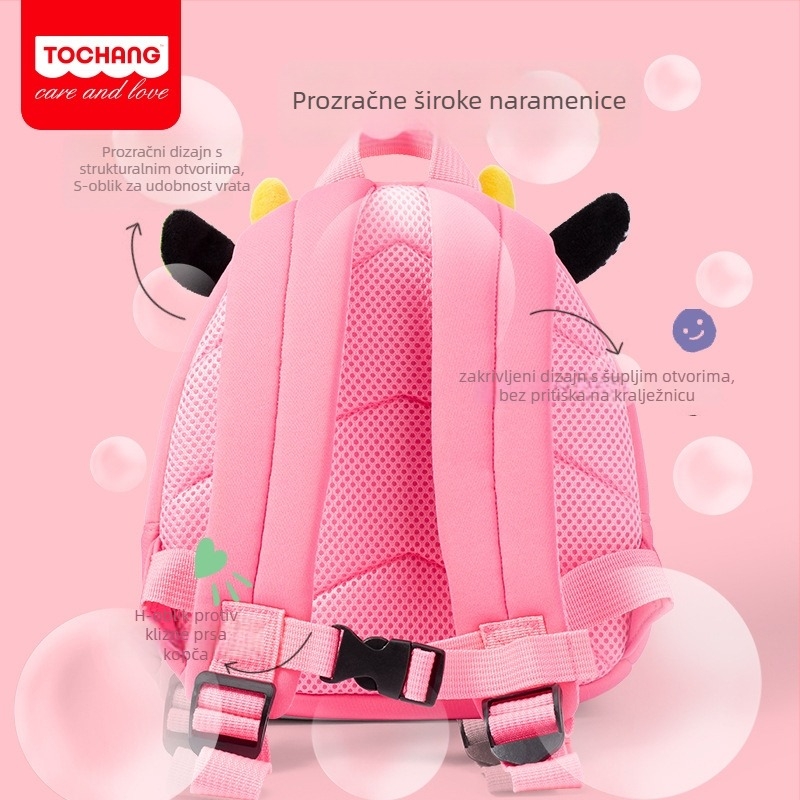 Tong Chang ultra lagana torba za predškolce s motivom životinja; diving materijal, prozračna, otporna na habanje i smanjenje opterećenja