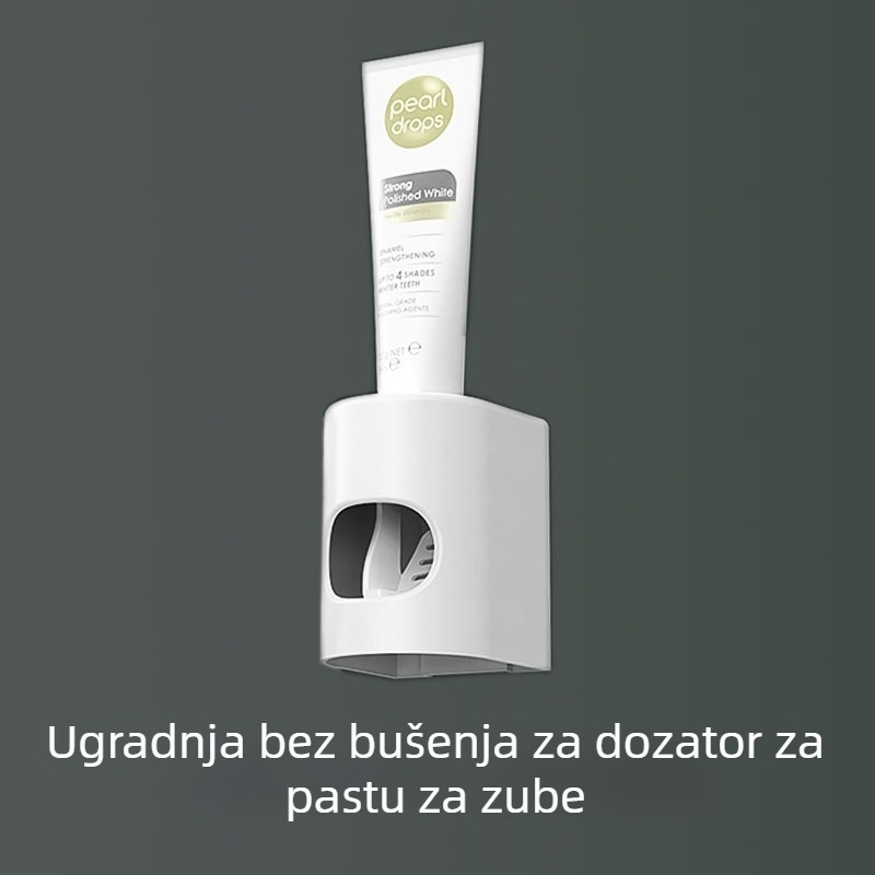 Zidno montirani automatski istisivač zubne paste s držačem za četkicu i stalkom za ispiranje, Hao Sheng, porijeklo Yongkang
