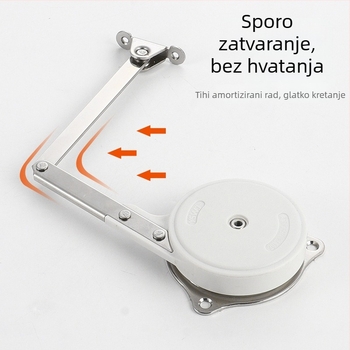 Tatami amortizacijska šipka za podizne vrata, stil 320, hladno valjana čelična + plastika