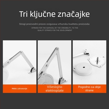 Tatami amortizacijska šipka za podizne vrata, stil 320, hladno valjana čelična + plastika