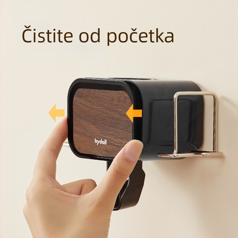 Zidni automatski dispenzer za pastu za zube i držač za četkice