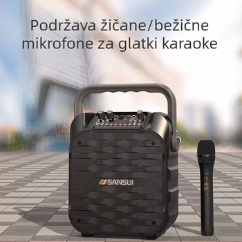 Landscape U16 vanjski Bluetooth zvučnik za karaoke s ugrađenim mikrofonom - prenosni bežični snažni zvučnik