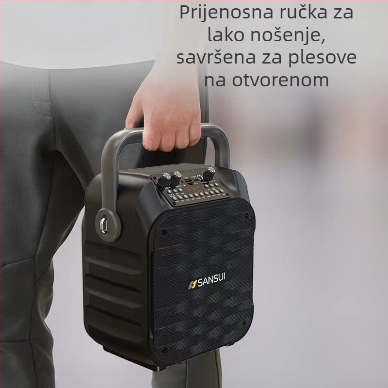 Landscape U16 vanjski Bluetooth zvučnik za karaoke s ugrađenim mikrofonom - prenosni bežični snažni zvučnik