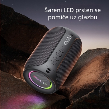 Fanatic S62M Bluetooth karaoke zvučnik s mikrofonom — Bluetooth 5.0, 15W, IPx3, 2000–4000mAh, 100Hz-20kHz