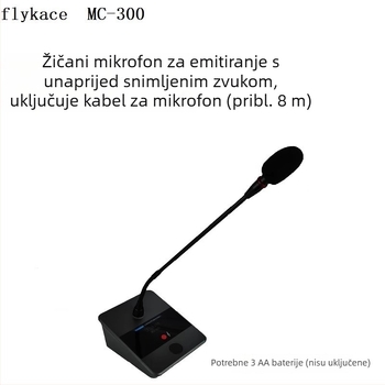 flykace kabelski konferencijski mikrofon, kardioidni kondenzatorski mikrofon za emitiranje