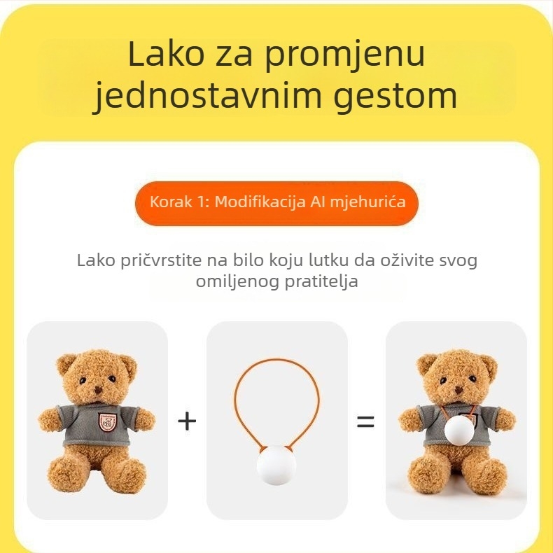 AI modul za pokretanje – ugrađeni OpenAI model, buđenje glasa, inteligentni dijalog, Bluetooth aplikacija, PP materijal